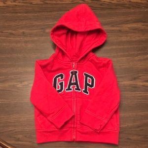 Baby Gap hooded zip up w/pockets  12- 18 months